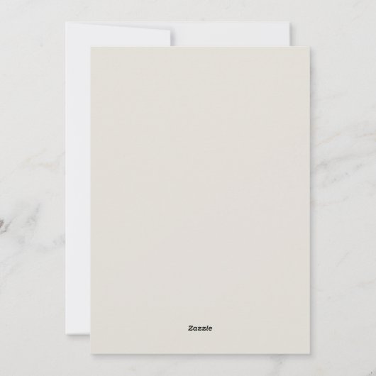 家族の写真グリーティングルナ中国の年賀状 シーズンカード (裏面)