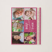 家族の写真コラージュお最高のばああちゃん ジグソーパズル (縦)