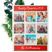 家族の写真コラージュのクリスマスプレゼント記念アイテム ジグソーパズル