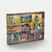 家族の写真コラージュのフォトブロックを作成する フォトブロック (左)