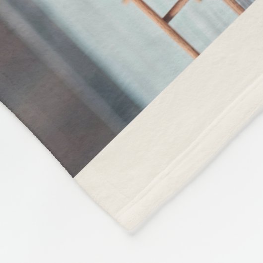 家族の写真コラージュの思い出の愛 フリースブランケット (角)