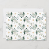 家族の写真コラージュ宗教的なクリスマス シーズンカード (裏面)