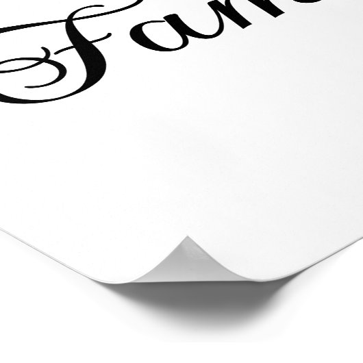 家族の写真コラージュ懇親会完璧なギフト ポスター (角)