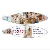 家族の写真コラージュ最高のパパ永遠の父の日 ミニバスケットボール (パネル)