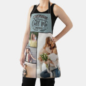 家族の写真コラージュ母の母の日4日 エプロン (インサイチュ)