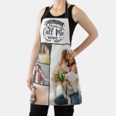 家族の写真コラージュ母の母の日4日 エプロン (インサイチュ)