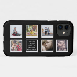 家族の写真コラージュ自分のケースメイトiPhを作成 iPhone 11 ケース