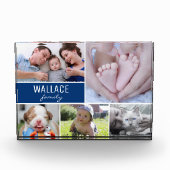 家族の写真コラージュ複数写真 フォトブロック (正面)