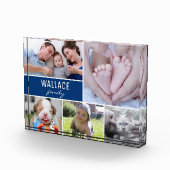 家族の写真コラージュ複数写真 フォトブロック (右)