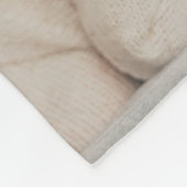 家族の写真コラージュ シンプル パーソナライズド フリースブランケット (角)