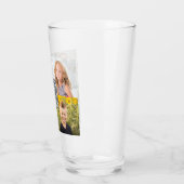 家族の写真コラージュ タンブラーグラス (左)