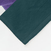 家族の写真コラージュ フリースブランケット (角)