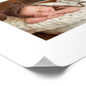 家族の写真コラージュ ポスター (角)