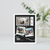 家族の写真コラージュ ポストカード (スタンド正面)