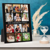 家族の写真コラージュ – 色を選択 フォトプラーク (側面)