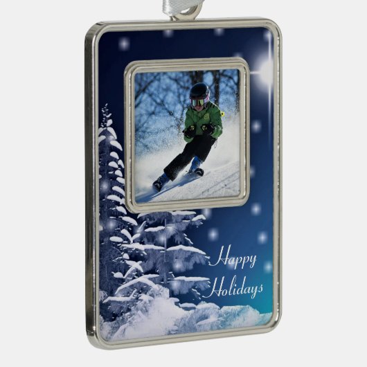 家族の写真コレクション シルバープレートフレームオーナメント (右)