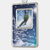 家族の写真コレクション シルバープレートフレームオーナメント (左)