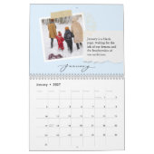 家族の写真スクラップブック ギフト 記念品 カレンダー (1月 2027)