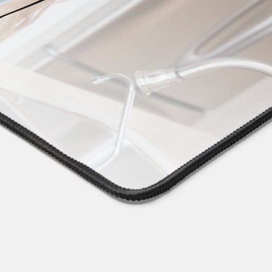 家族の写真スクリプト私たちは愛してあなたをパパハート デスクマット (コーナー)