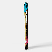 家族の写真ダマスク焼けエッジiPhoneケース Case-Mate iPhoneケース (裏面 / 左)