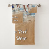 家族の写真バスタオルセットカスタム文字名 バスタオルセット (インサイチュ)