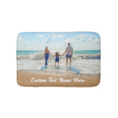 家族の写真バスマットとカスタム文字 バスマット (正面)