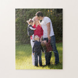 家族の写真パーソナライズされたで自分で作る ジグソーパズル