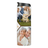 家族の写真パーソナライズされた熱タンブラー タンブラー (回転右)