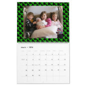 家族の写真パーソナライズItカスタム休日 カレンダー (3月 2026)