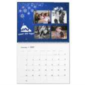 家族の写真パーソナライズItカスタム休日 カレンダー (1月 2027)