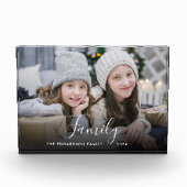 家族の写真ファミリスクリプト名フォトブロック フォトブロック (正面)