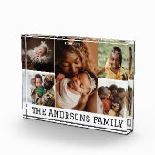 家族の写真ブロックの5つの写真コラージュ フォトブロック (右)