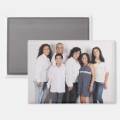 家族の写真マグネット オーダーメイド写真マグネット マグネット (正面/裏面)