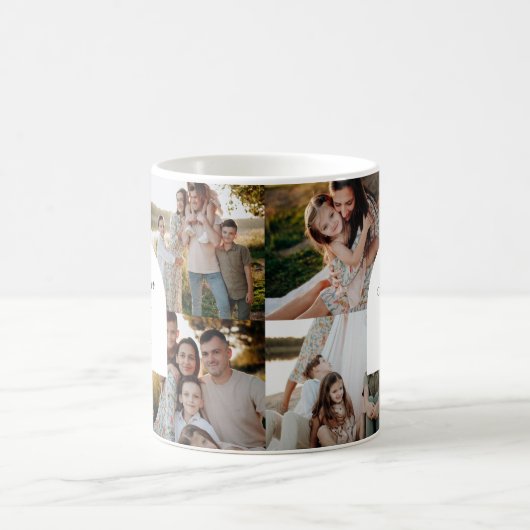 家族の写真マモダンー最高のムMom Ever Mag コーヒーマグカップ (中央)