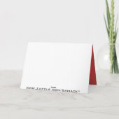 家族の写真メリークリスマスムース3松 シーズンカード (裏面)