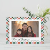 家族の写真メリーモダンクリスマスカード シーズンカード (スタンド正面)