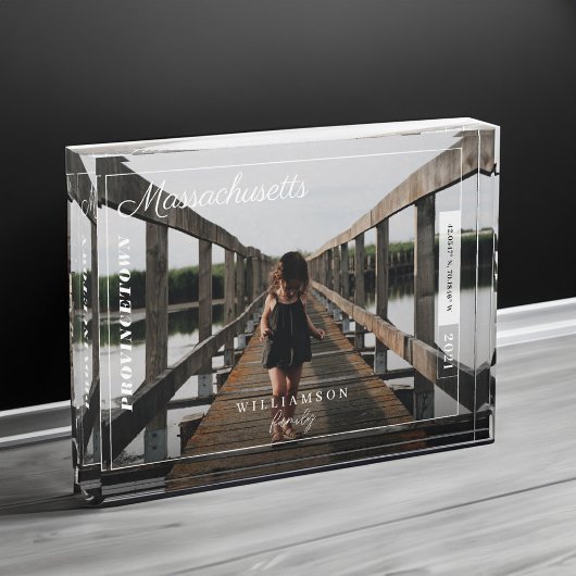 家族の写真モダン社説の旅行記念 フォトブロック