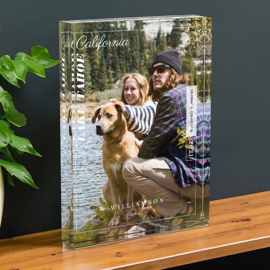 家族の写真モダン社説の旅行記念 フォトブロック