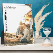 家族の写真モダン社説の旅行記念 フォトプラーク (側面)