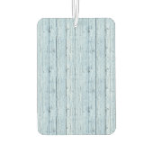 家族の写真ラブオーバーレイと素朴木材 カーエアーフレッシュナー (裏面)