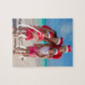 家族の写真ラブスクリプト ジグソーパズル (横)