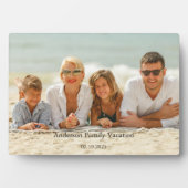 家族の写真休暇 フォトプラーク (正面)