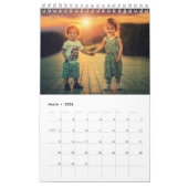 家族の写真年を作成する カレンダー (3月 2026)