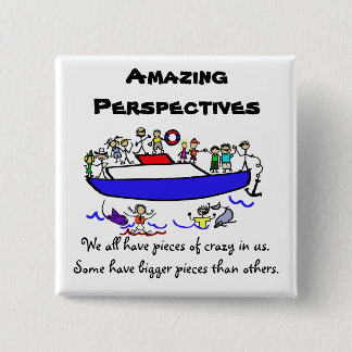 家族の写真撮影のゴミ集め競争のゲームボタン 缶バッジ