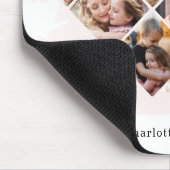 家族の写真最高のおばあちゃんエバーハートの形状8写真 マウスパッド (コーナー)