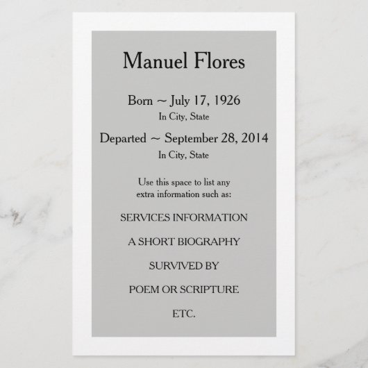 家族の写真記念発表 (裏面)