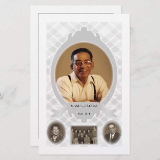 家族の写真記念発表 (正面/裏面)