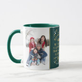 家族の写真賛美クリスマスの番号6:24-26 マグカップ (左)
