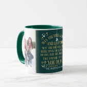 家族の写真賛美クリスマスの番号6:24-26 マグカップ (正面左)