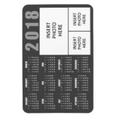 家族の写真2018カレンダーマグネット – 3写真 マグネット (縦)